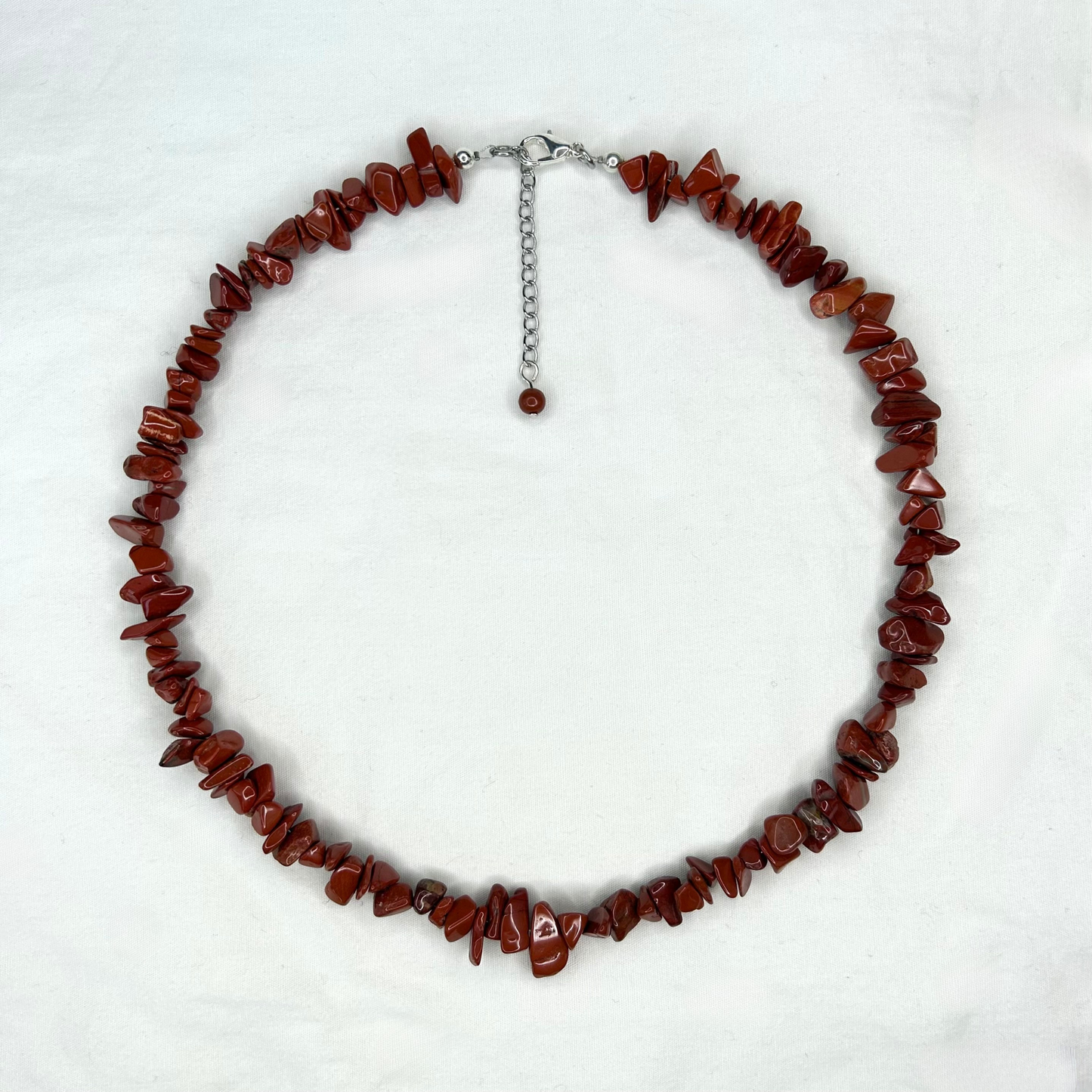 RED JASPER CHIP CHOKER