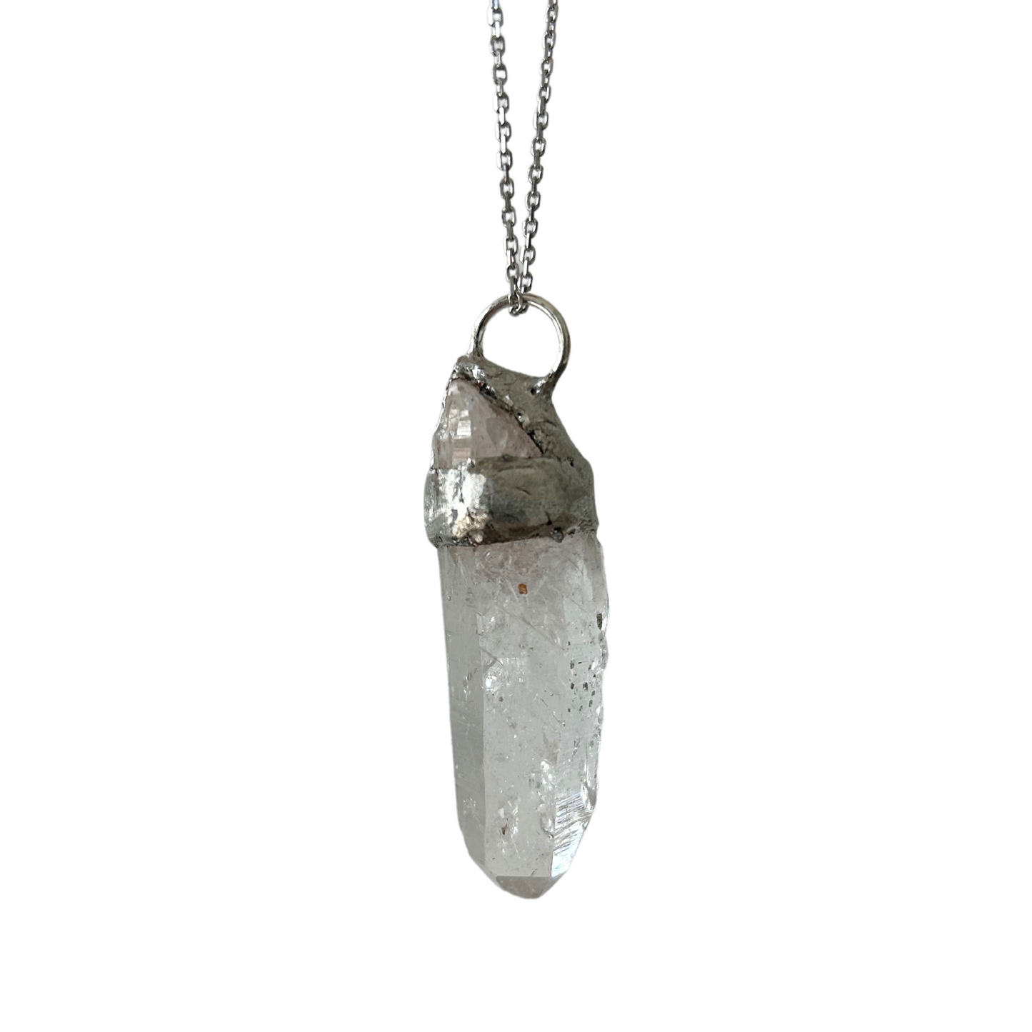 CLEAR QUARTZ PENDANT - 2