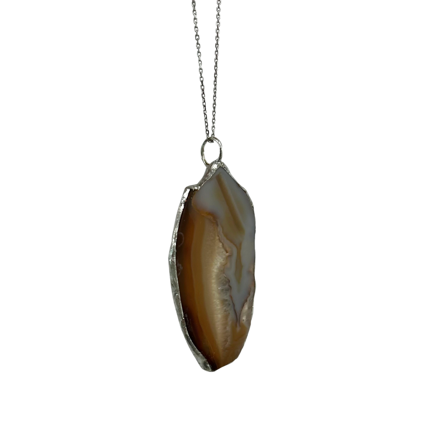 AGATE SLICE PENDANT - 3