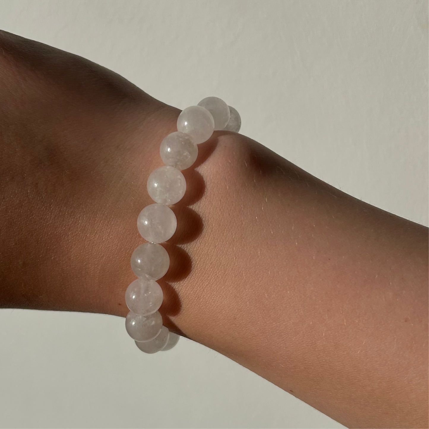 WHITE JADE BRACELET 10MM