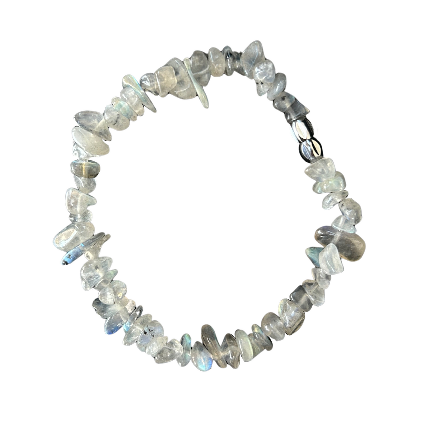 LABRADORITE CHIP BRACELET