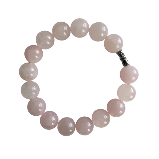 ROSE QUARTZ BRACELET 12MM