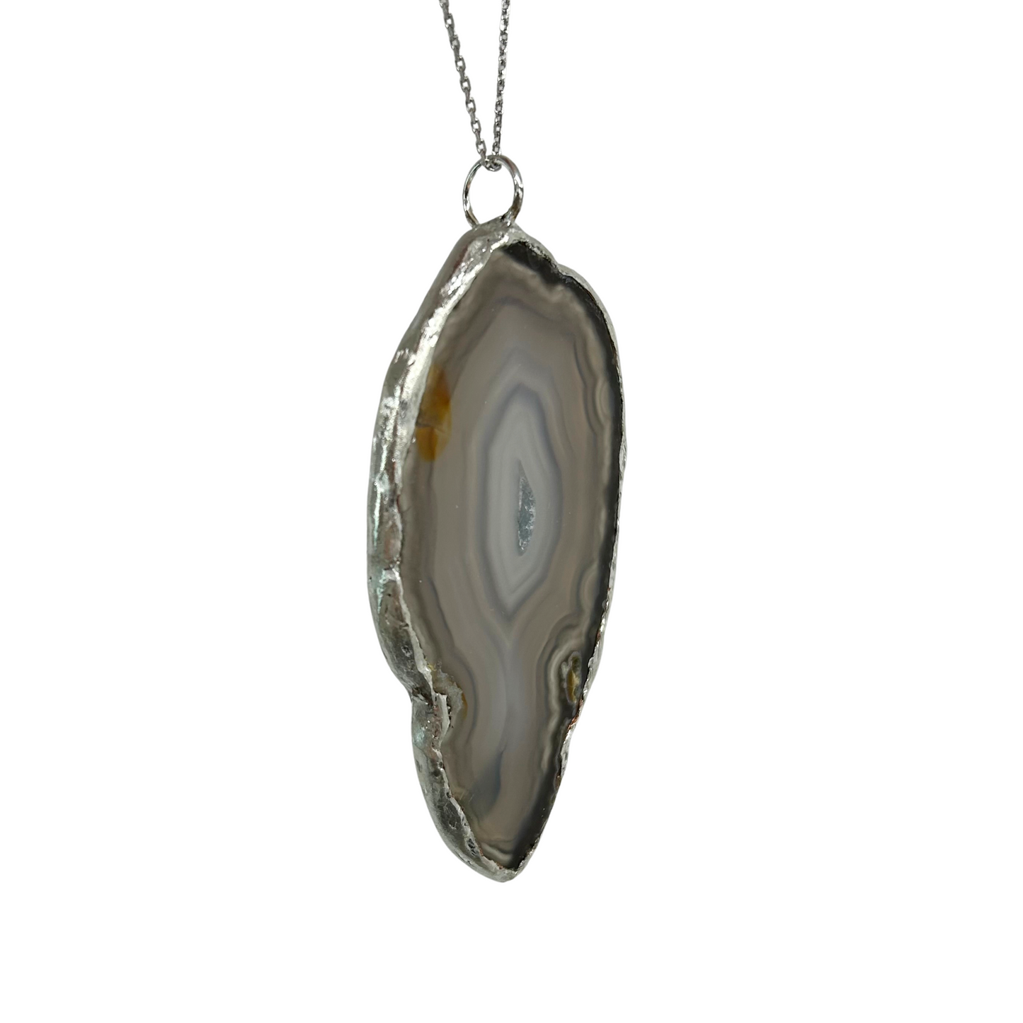 AGATE SLICE PENDANT - 2