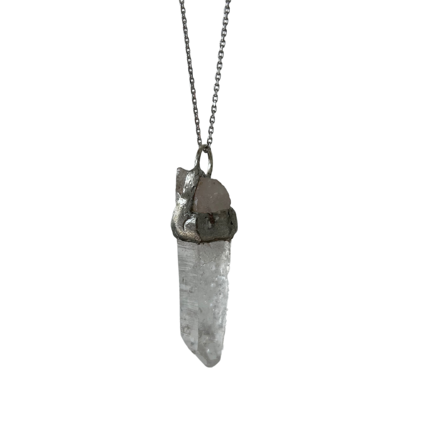 CLEAR QUARTZ PENDANT - 2