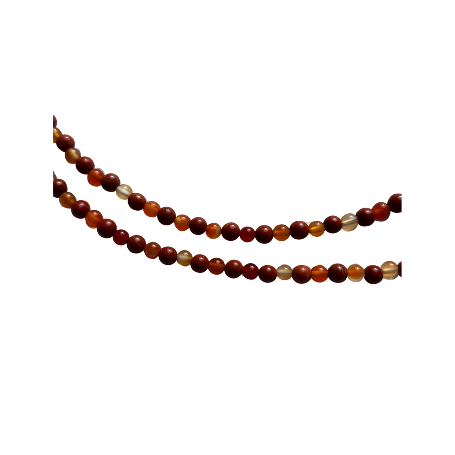 MOTIVATION - RED JASPER AND CARNELIAN NECKLACE