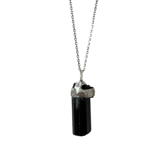 BLACK TOURMALINE PENDANT - 1