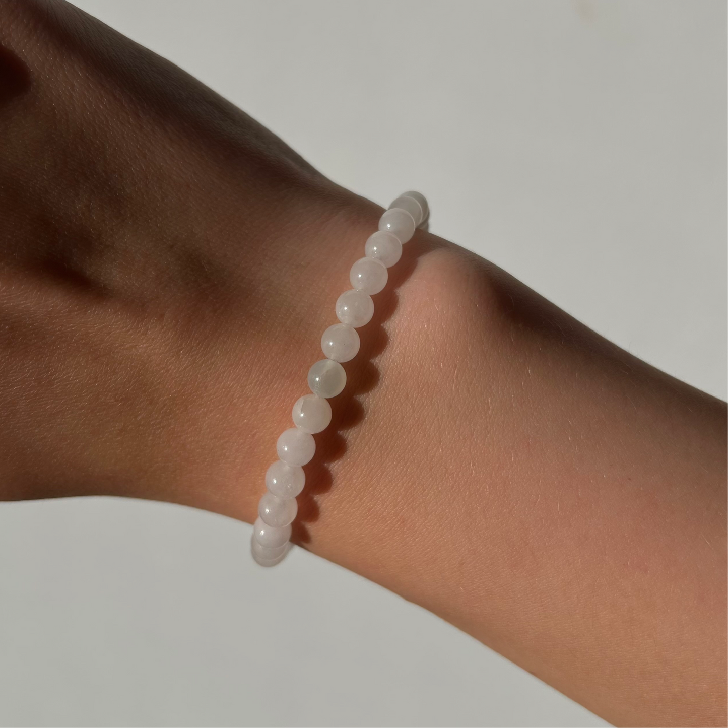 WHITE JADE 6MM BRACELET