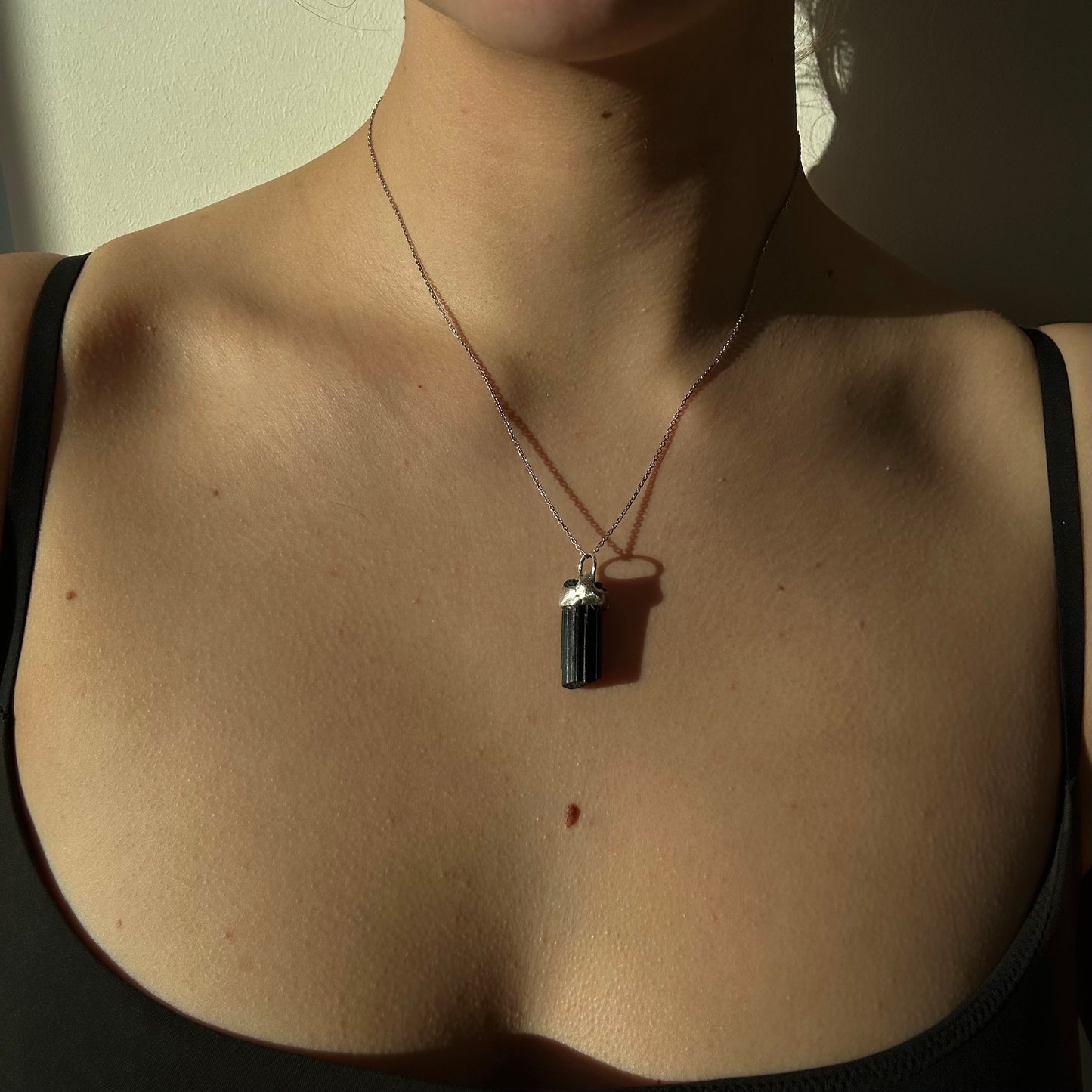 BLACK TOURMALINE PENDANT - 1