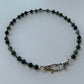 MOSS AGATE + ONYX + HEMATITE CLASP