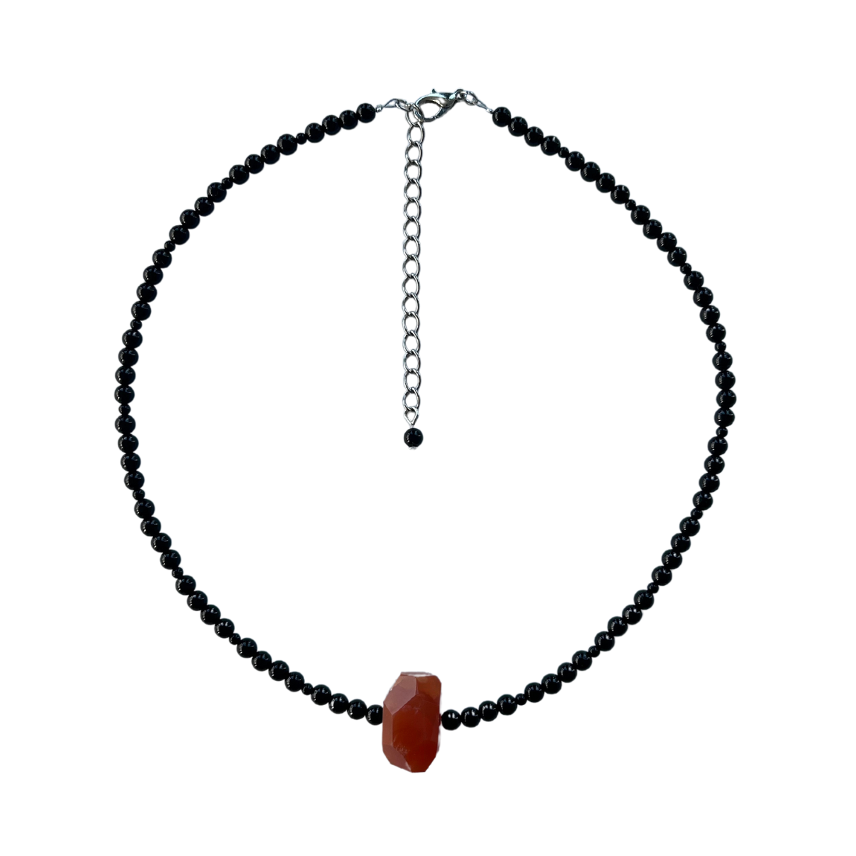 CARNELIAN + ONYX CHOKER