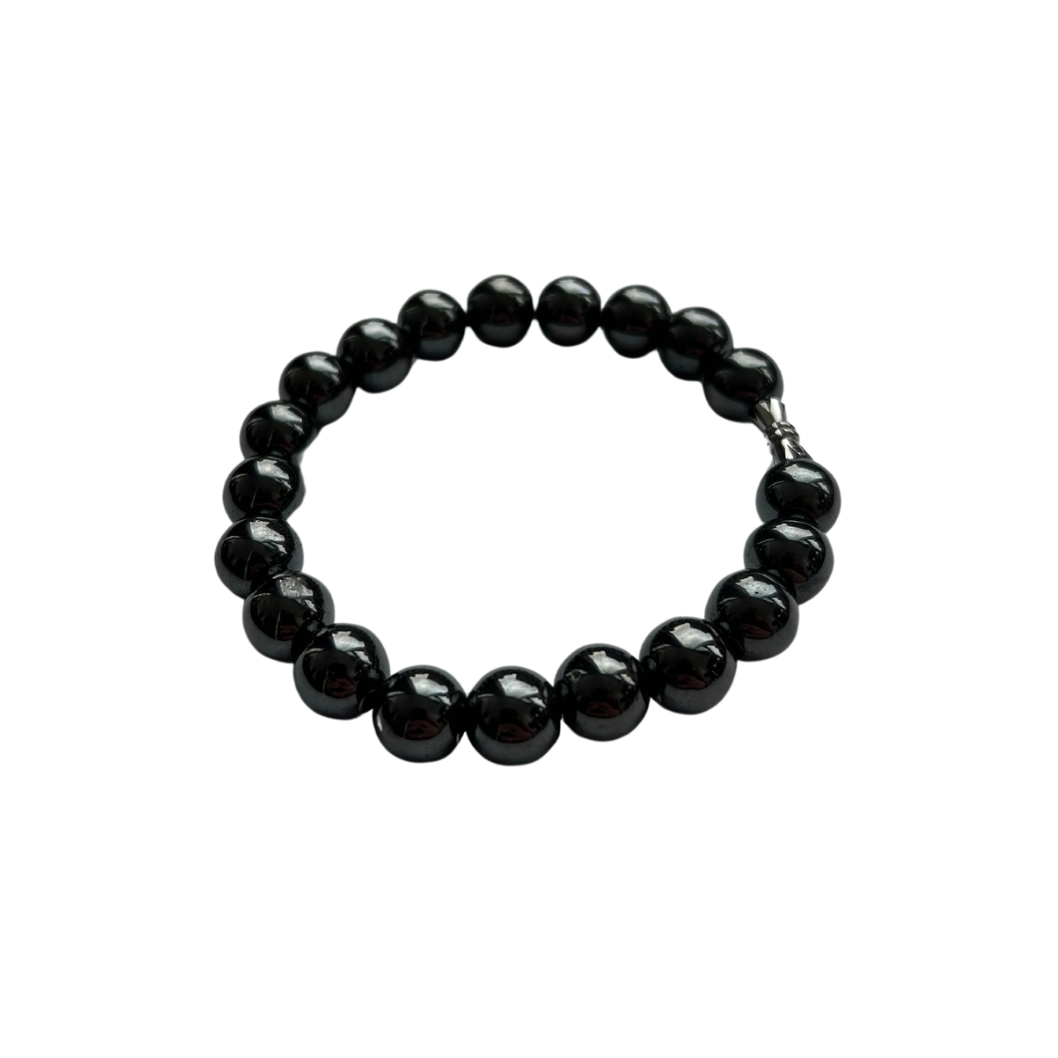 HEMATITE 10MM BRACELET