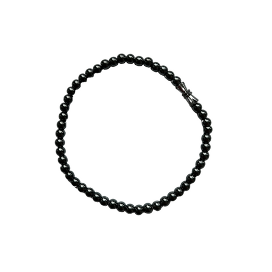 HEMATITE 4MM BRACELET