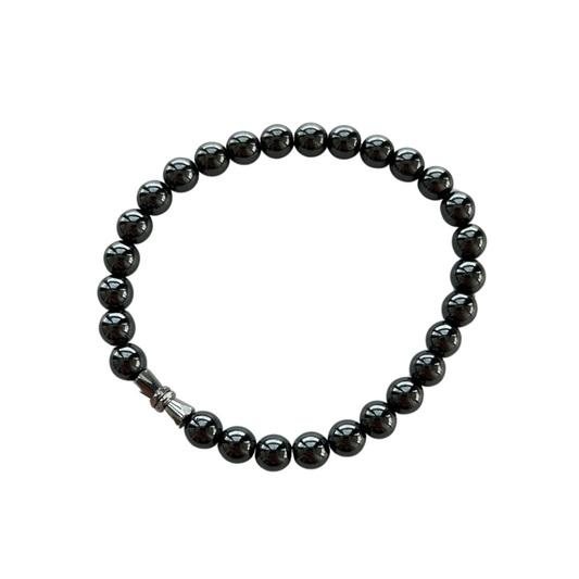 HEMATITE 6MM BRACELET