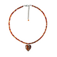 CARNELIAN HEART NECKLACE