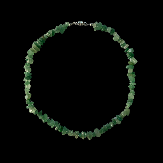 GREEN AVENTURINE CHIP CHOKER