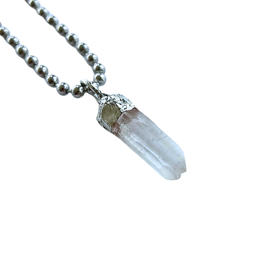 CLEAR QUARTZ PENDANT - 1