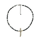 MEXICAN JASPER PEARL CROSS CHOKER