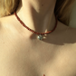 RED JASPER HEART NECKLACE