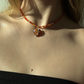 CARNELIAN HEART NECKLACE