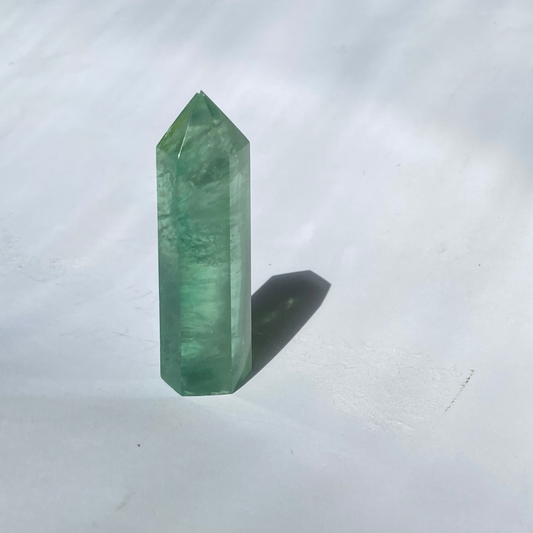 GREEN FLUORITE - TOWER