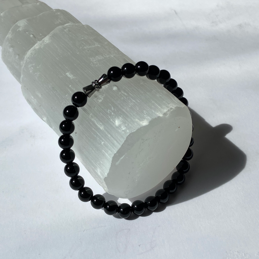 BLACK ONYX BRACELET 6MM