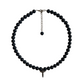 ONYX CROSS NECKLACE